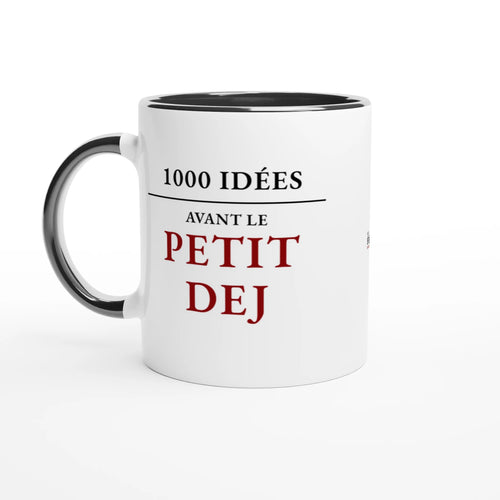 Tasse blanche 1000 idées avant le petit-déj – La Femme Entrepreneure