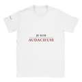 T-shirt femme blanc Je suis Audacieuse – La Femme Entrepreneure