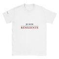 T-shirt femme blanc Je suis Résiliente – La Femme Entrepreneure