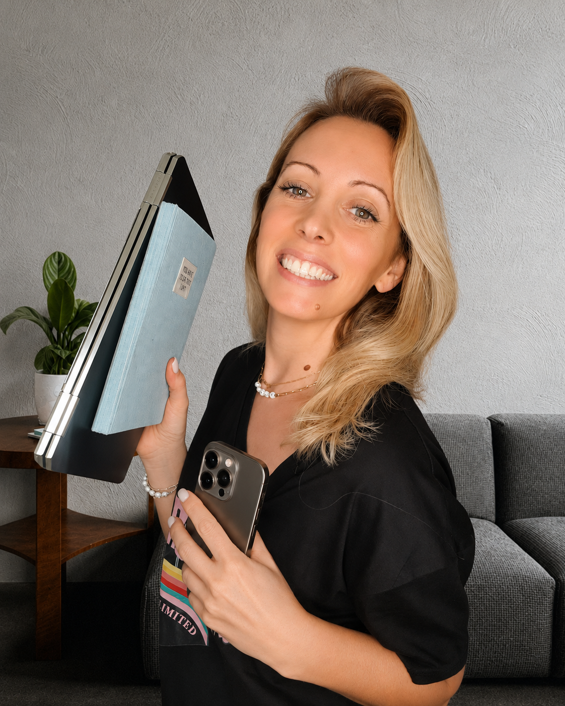 Portrait de Victoria Perrier Williams, entrepreneure et auteure de La Femme Entrepreneure.